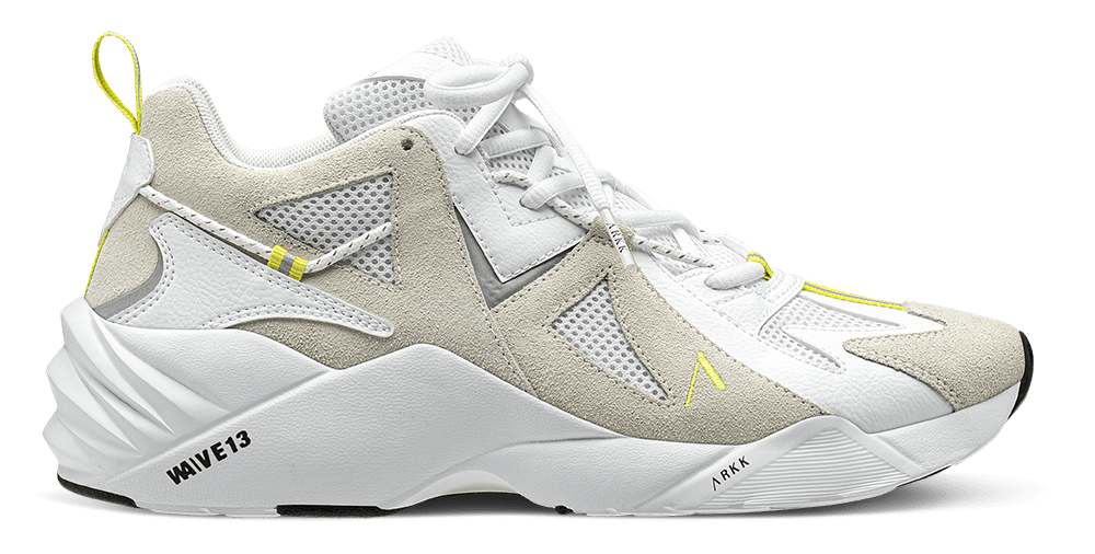 ARKK Collection Tuzon Suede W13 | White Neon Yellow | Men Tuzon